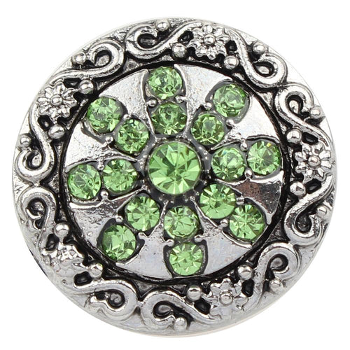 Light Green Design Sandy Snap Interchangeable Charm