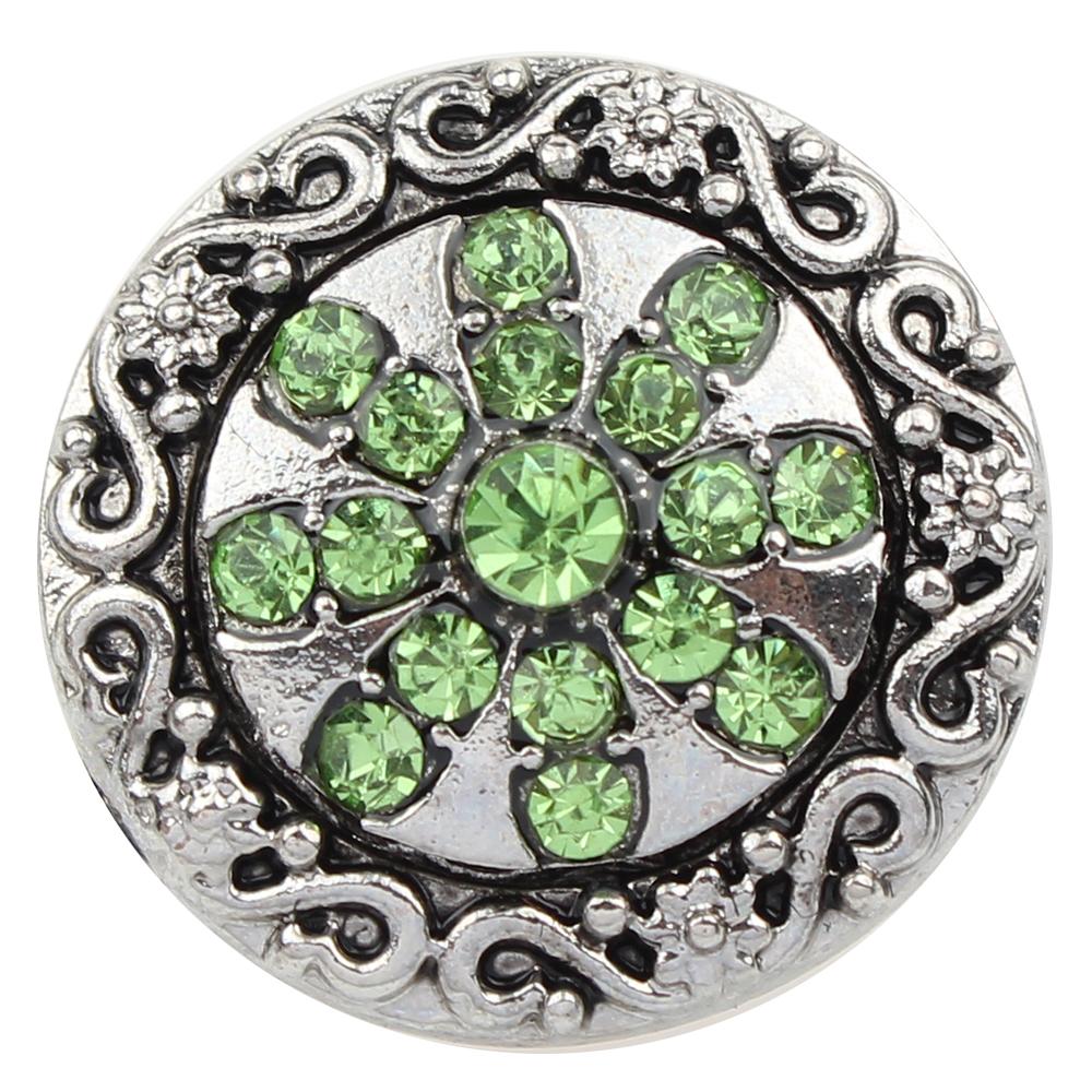 Light Green Design Sandy Snap Interchangeable Charm