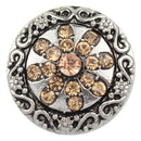 November Citrine Color Design Sandy Snap Interchangeable Charm