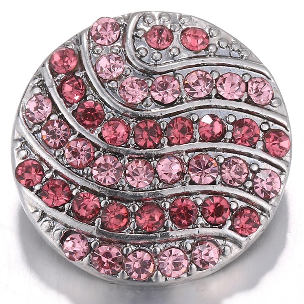 Art Design Pink Sandy Snap Interchangeable Charm