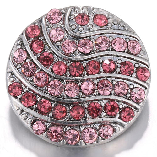 Art Design Pink Sandy Snap Interchangeable Charm