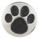 Doggy Pawprint Sandy Snap Interchangeable Charm