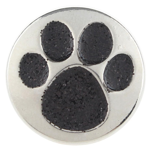 Doggy Pawprint Sandy Snap Interchangeable Charm