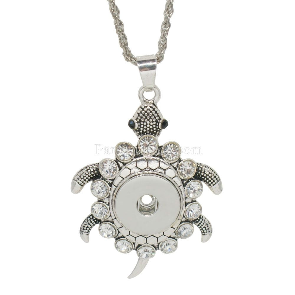 Sandy Snap Necklace Turtle Bling