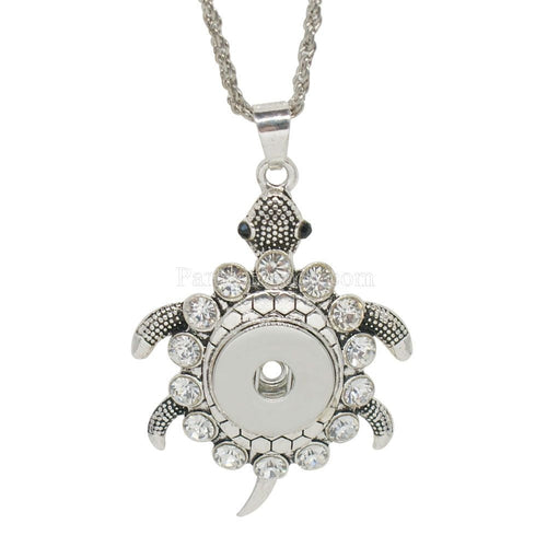 Sandy Snap Necklace Turtle Bling