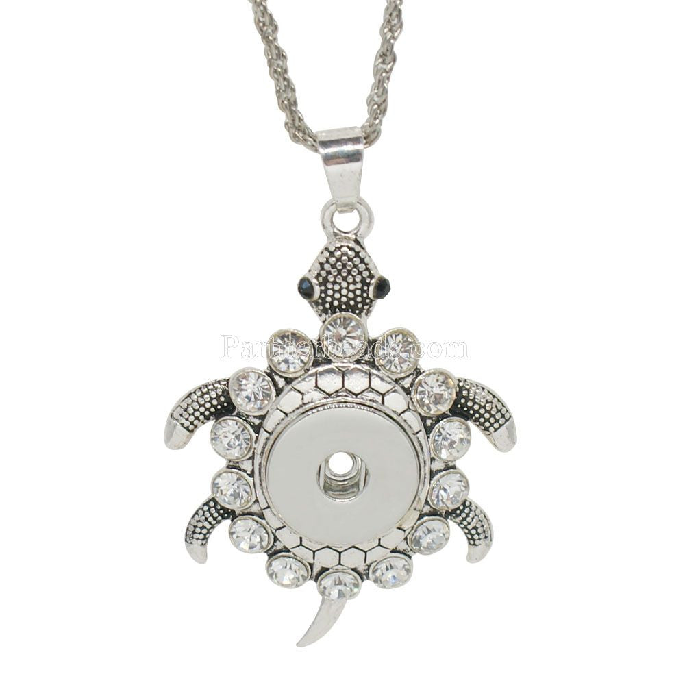 Sandy Snap Necklace Turtle Bling